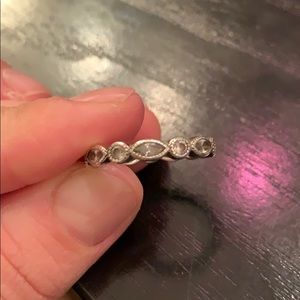 Pandora stackable “brilliant marquise”